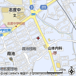 香川県さぬき市志度2214-40周辺の地図