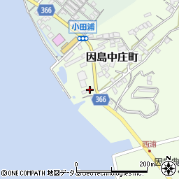 広島県尾道市因島中庄町2107周辺の地図