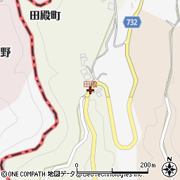 田殿周辺の地図