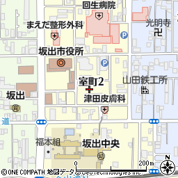 香川県坂出市室町周辺の地図