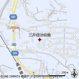 三井自治会館周辺の地図