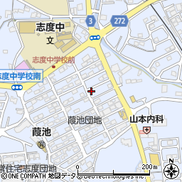 香川県さぬき市志度2214-32周辺の地図