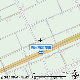 香川県坂出市加茂町甲443-3周辺の地図