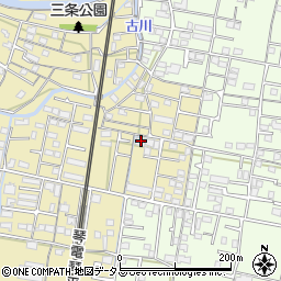 香川県高松市三条町353周辺の地図