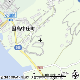 広島県尾道市因島中庄町2281-17周辺の地図