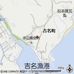 吉名公園周辺の地図