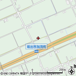 香川県坂出市加茂町甲443-1周辺の地図
