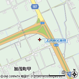 香川県坂出市加茂町甲周辺の地図