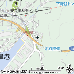 広島県東広島市安芸津町木谷3284周辺の地図