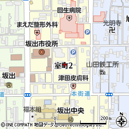 香川県坂出市室町2丁目4周辺の地図