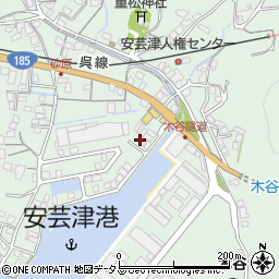 広島県東広島市安芸津町木谷391周辺の地図