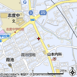 香川県さぬき市志度2214-27周辺の地図
