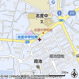 香川県さぬき市志度2214-21周辺の地図