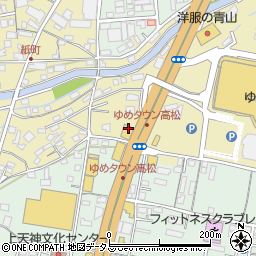 サイクルベースあさひ　高松中央通店周辺の地図