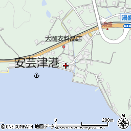 広島県東広島市安芸津町木谷111周辺の地図