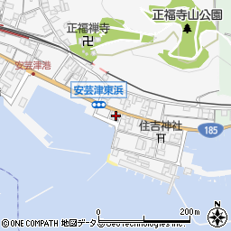 安芸津漁協購売部周辺の地図
