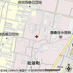 香川県高松市松並町602-12周辺の地図