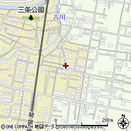 香川県高松市三条町385-3周辺の地図