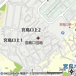 広島県廿日市市宮島口上2丁目周辺の地図