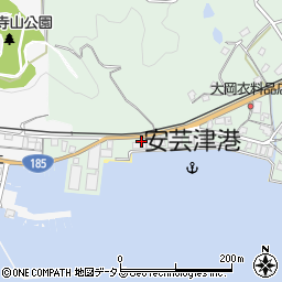 広島県東広島市安芸津町木谷5682-10周辺の地図