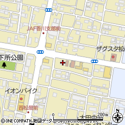 ガスト　高松太田店周辺の地図