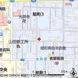 香川県坂出市旭町周辺の地図