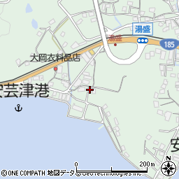 広島県東広島市安芸津町木谷121周辺の地図