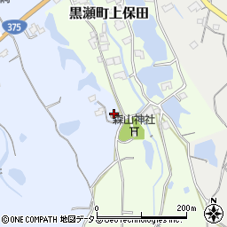 上保田コミュニティ会館周辺の地図