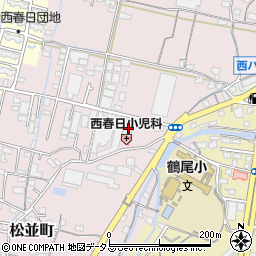 香川県高松市松並町559-1周辺の地図