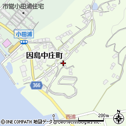 広島県尾道市因島中庄町2281-20周辺の地図