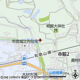 和歌山県橋本市市脇516周辺の地図