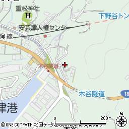 広島県東広島市安芸津町木谷3292周辺の地図