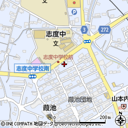 香川県さぬき市志度2214-77周辺の地図