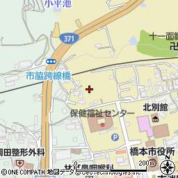 和歌山県橋本市東家1丁目4周辺の地図