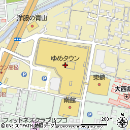 ゆめタウン高松周辺の地図