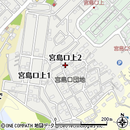 広島県廿日市市宮島口上周辺の地図
