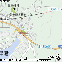 広島県東広島市安芸津町木谷3293周辺の地図