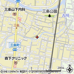 香川県高松市三条町407周辺の地図