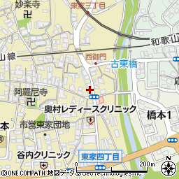西野自転車店周辺の地図