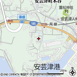 広島県東広島市安芸津町木谷349周辺の地図