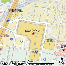 ダイソーゆめタウン高松店周辺の地図