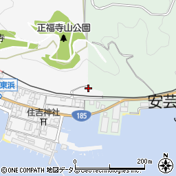 広島県東広島市安芸津町木谷1周辺の地図