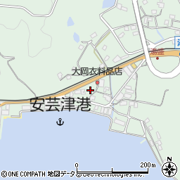 広島県東広島市安芸津町木谷106周辺の地図