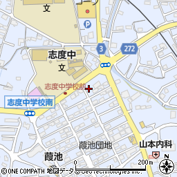 香川県さぬき市志度2214-73周辺の地図
