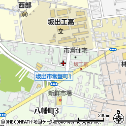 香川県坂出市常盤町周辺の地図