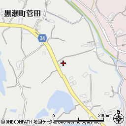 広島県東広島市黒瀬町菅田736周辺の地図