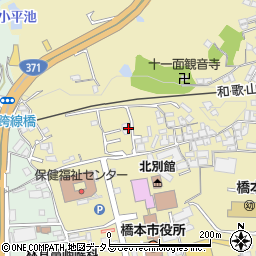 和歌山県橋本市東家1丁目5周辺の地図
