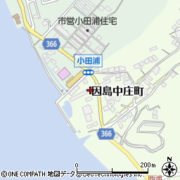 広島県尾道市因島中庄町2119-3周辺の地図