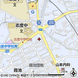 香川県さぬき市志度2214-69周辺の地図