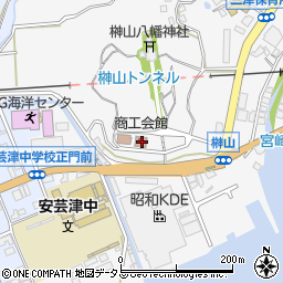 広島県東広島市安芸津町三津1649周辺の地図